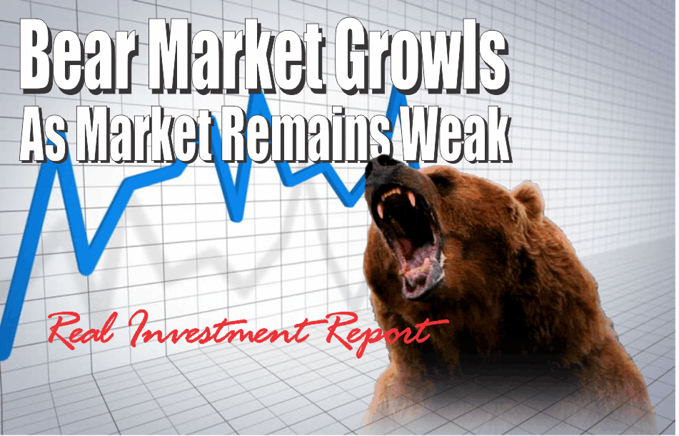 Bear Market Growls As Market Remains Weak