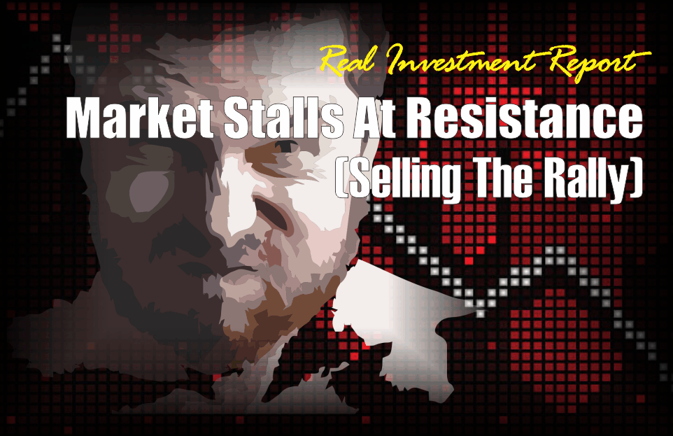 Market Stalls At Resistance