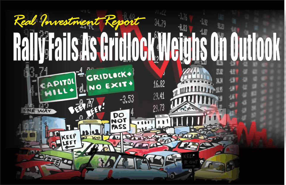 Rally Fails As Gridlock Weighs On Outlook