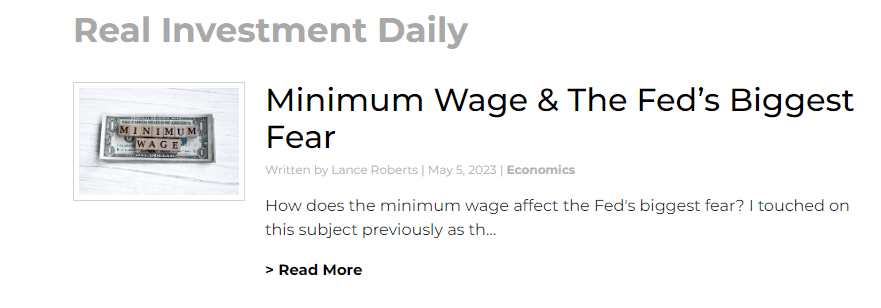 , Debt Ceiling Non-Crisis And The Fed’s Last Rate Hike