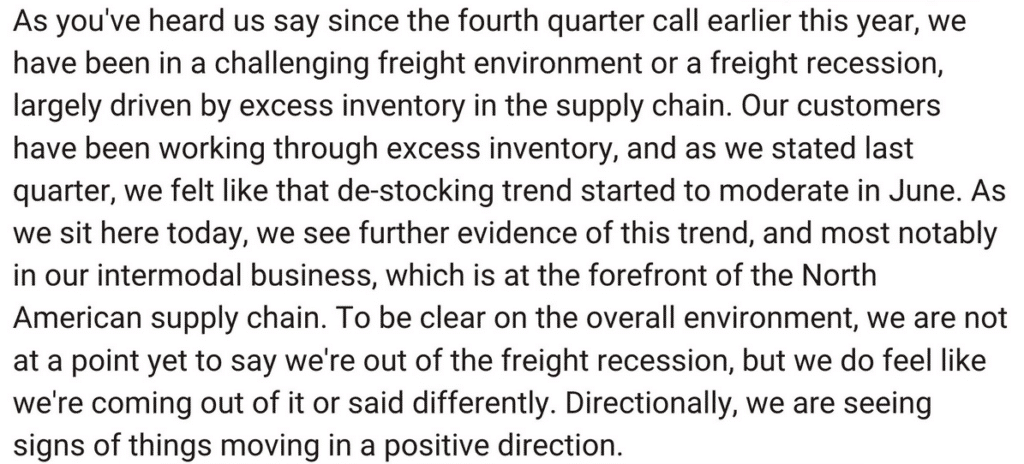 , A Trucking Recession Amidst An Economic Boom