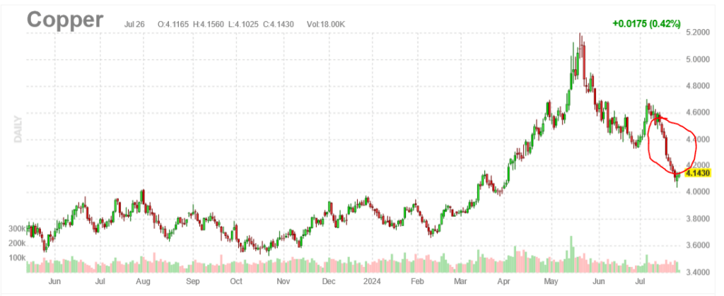 , Doctor Copper Warns Of Slowing Growth
