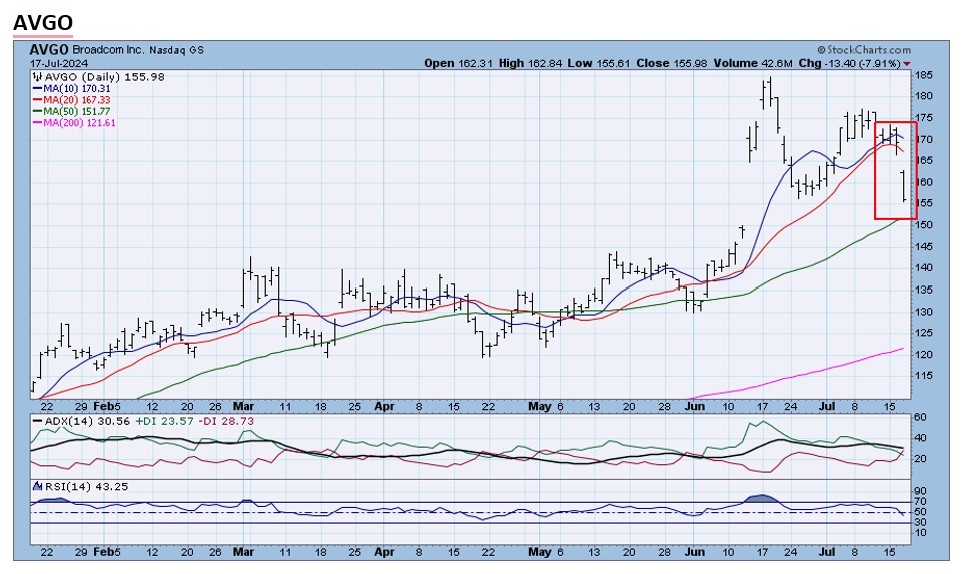, FANG Underperformance Begins – as TPA Predicted 7/18/24