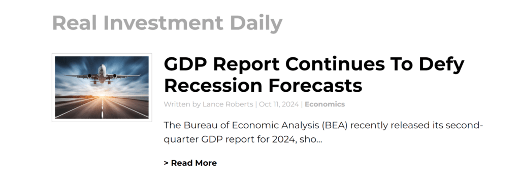 , NFIB Survey Poses Risk To Bullish Forecasts